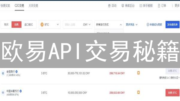 欧易API交易秘籍：解锁自动化盈利的钥匙？