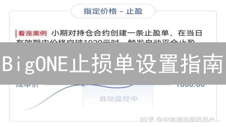 BigONE止损单设置指南：避免爆仓，稳健交易！