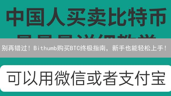 别再错过！Bithumb购买BTC终极指南，新手也能轻松上手！