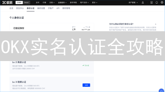 OKX实名认证全攻略：快速提升额度，保障账户安全！
