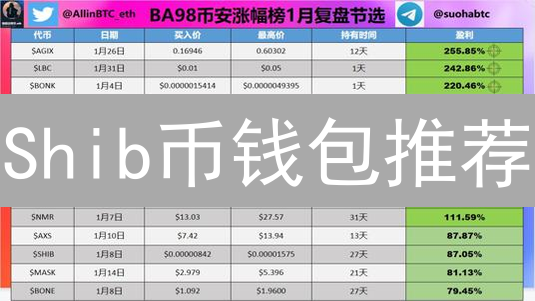 Shib币钱包推荐：安全可靠的生态畅游指南